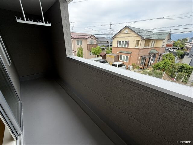 奥の方は外から見えないような造りになっています。