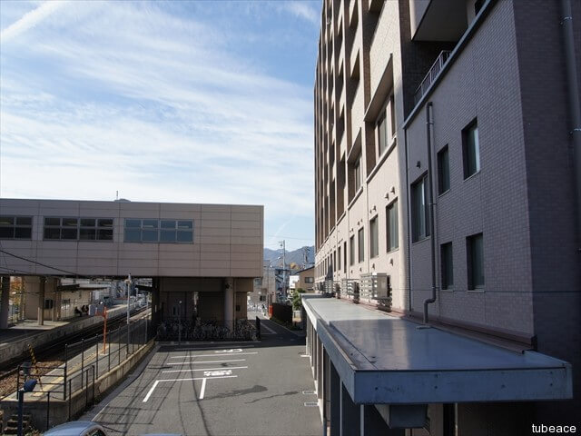 外観・長野電鉄線信濃吉田駅