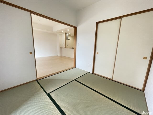 和室はお子様のお昼寝やキッズスペースにも利用でき便利です。