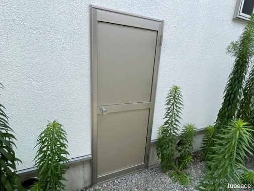あると嬉しい外物置!ガーデニングやアウトドアなどの保管にも便利です。