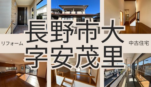 長野市大字安茂里【リフォーム済み中古住宅】秘密基地感があるロフト付き！収納も多く住みやすい！